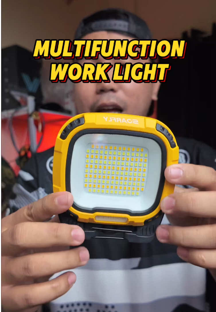 Portable pero napakalakas ng ilaw na to. Talo pa yung ilaw ng sasakyan | Multifunctional Led Work Light #led #worklight #portablelight #emergencylight #powerbank 