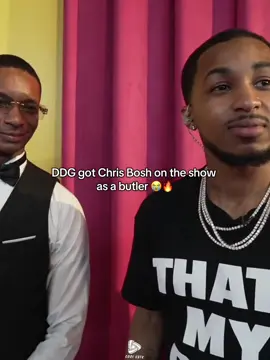 DDG’s butler looks like Chris Bosh and Charleston White at the same time😭😂 #ddg #viral #memestiktok #funny #fyp 