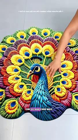 Thảm bali đường kính 1m  chỉ 35 🐟 #thamtrontraisan #thamtron #thamconcong3d #tham3dchongtrontruot #thamlauchan3d 