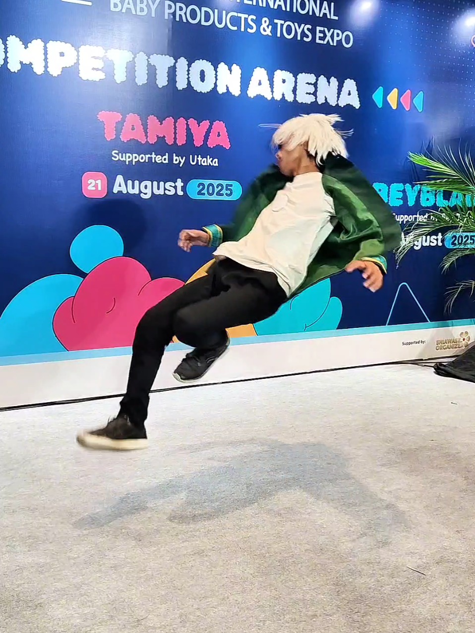 Cosplay : Haruka Sakura Anime : Wind Breaker Event : International Baby and Toys Expo (IBTE) - Rookie Coswalk Competition Venue : JI Expo Kemayoran Date : 20 August 2025 #fyp #foryou #anime #cosplay #windbreaker 