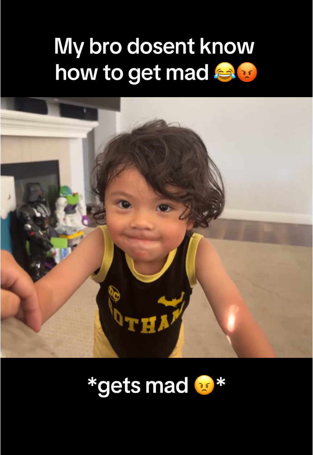 He tried so hard 😂 #foryou #fyp #baby #brother 