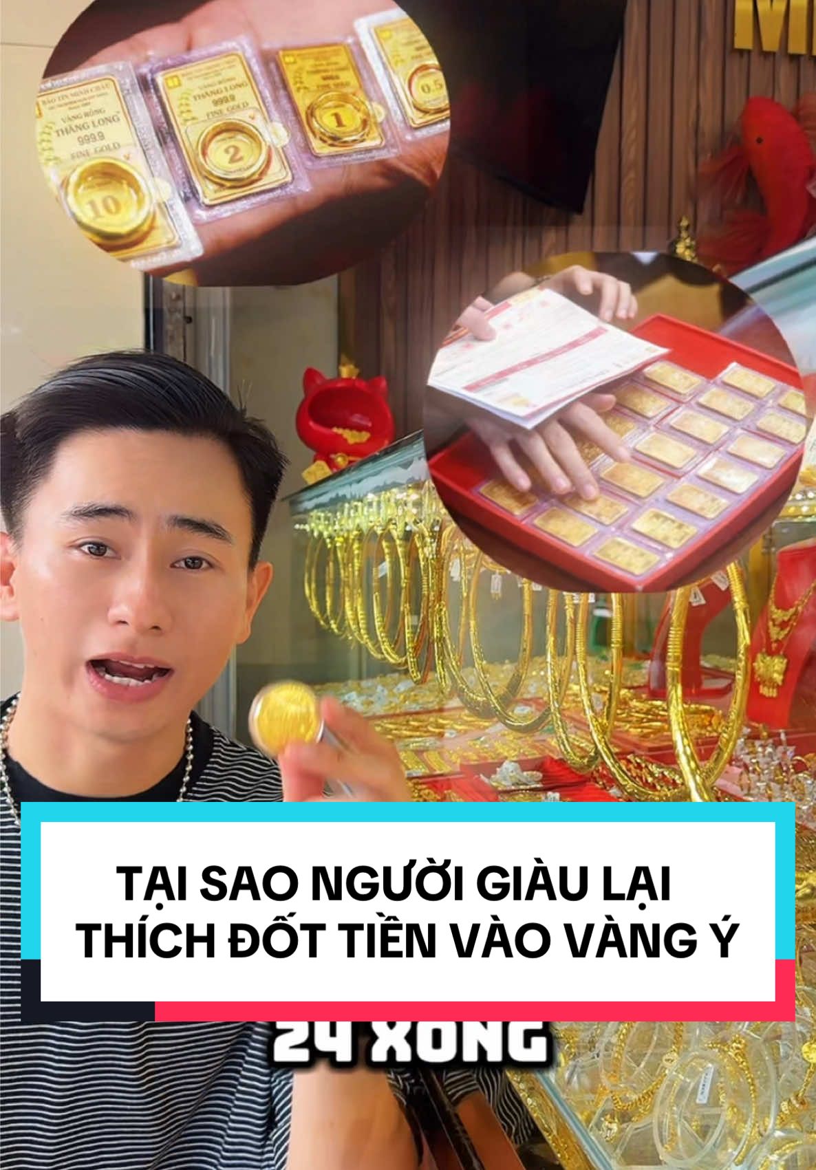 Nhiều người nói chơi vàng Ý là lỗ. Nhưng người có tiền thật sự không nghĩ vậy. Họ không mua vàng, họ đang mua TÁC PHẨM NGHỆ THUẬT để tỏa sáng cùng mình. Họ sẵn sàng trả tiền công như cách trả tiền cho một bữa tối sang trọng. Vì họ đã qua giai đoạn 