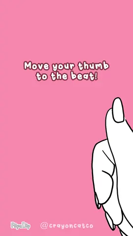 Thumb dance challenge! 👍  . @10.5Billion’s thumb challenge videos are so addicting and cute!! So here’s my version :) . Made with flipaclip! . #interactivegame #thumbchallenge #rhythmgame #animation #2danimation    