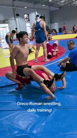 มวยปล้ำแบบกรีก-โรมัน, การฝึกซ้อมประจำวัน!#wrestling #dailytraining #bl #cutemoment  #creatorsearchinsights 