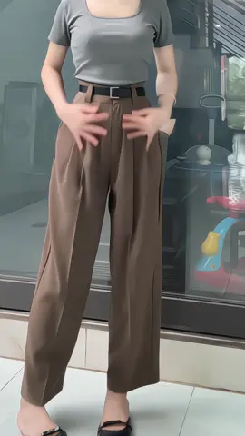 Baggy dáng thụng form rộng, chị em cmt chiều cao can nang em tư vấn size nha #xuhuong #foryou #quannuxinh #quanbaggynu 