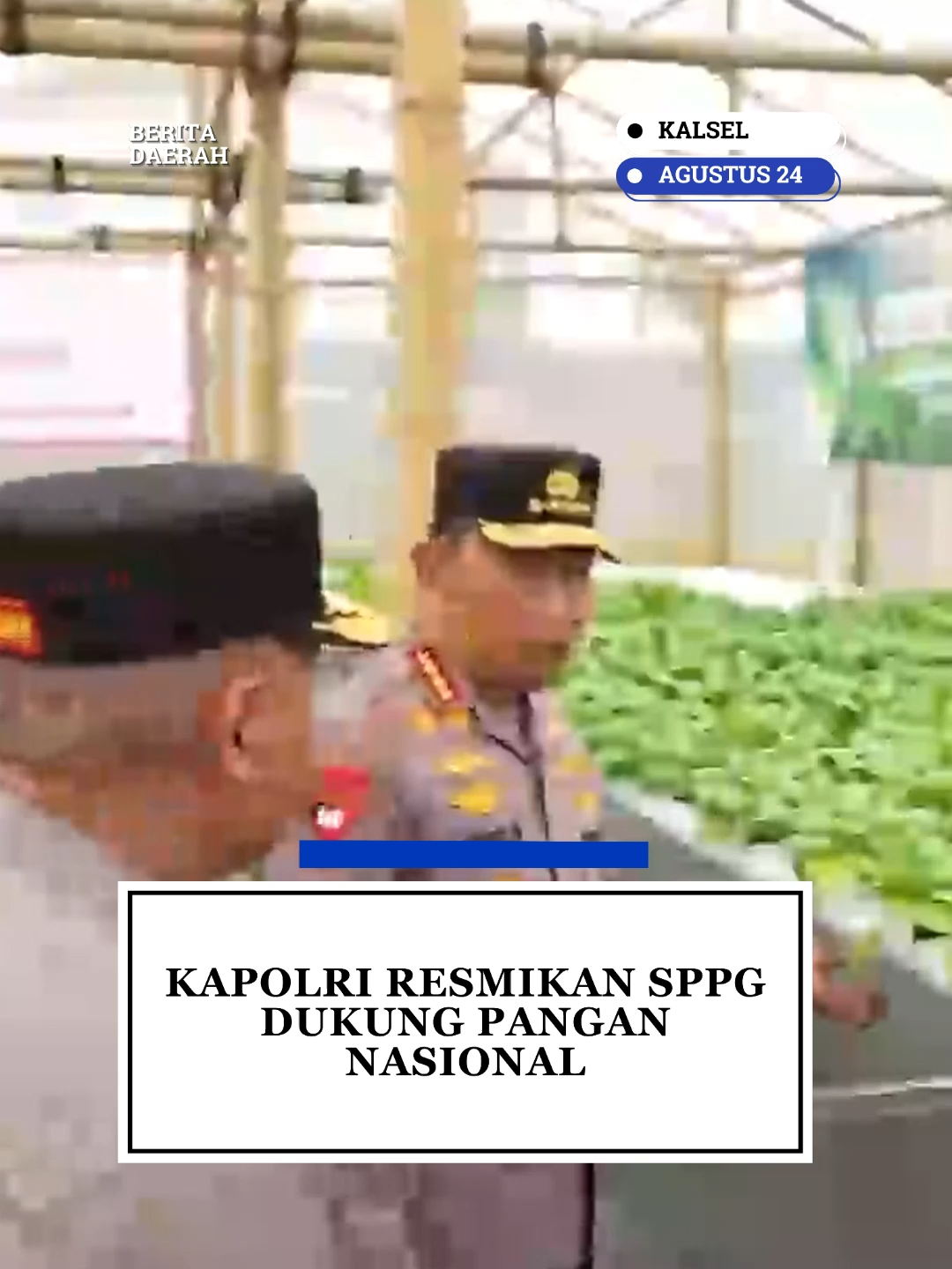 KAPOLRI RESMIKAN SPPG DUKUNG PANGAN NASIONAL #sppg #kapolri