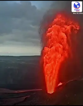 Hawaii's Kilauea Volcano erupted in spectacular fashion on Sunday with lava fountains exceeding 1,000 feet, according to the U.S. Geological Survey. #worldnewsapp #worldnews #news #breakingnews #newsapp