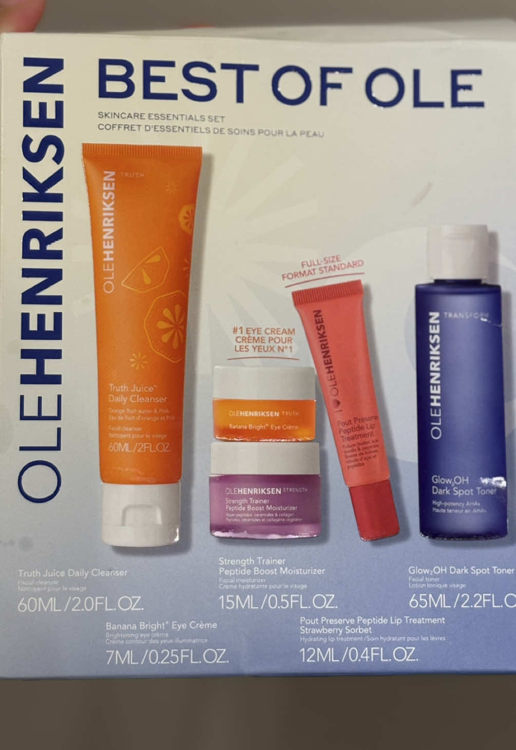 BEST OF OLE SKINCARE ESSENTIALS SET #skincare #skincareroutine #skincarewithbenefits #clearskinroutine #skincareproducts #skincareproductsmusthave #olehenriksen #olehenriksenliptreatment #skincareover30 #ClearSkinSecrets #tiktokshop 