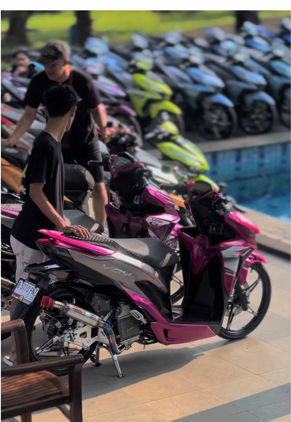 sibuk vario kolam vol 4 🙏🏼 #vabyy #vario #fyp 