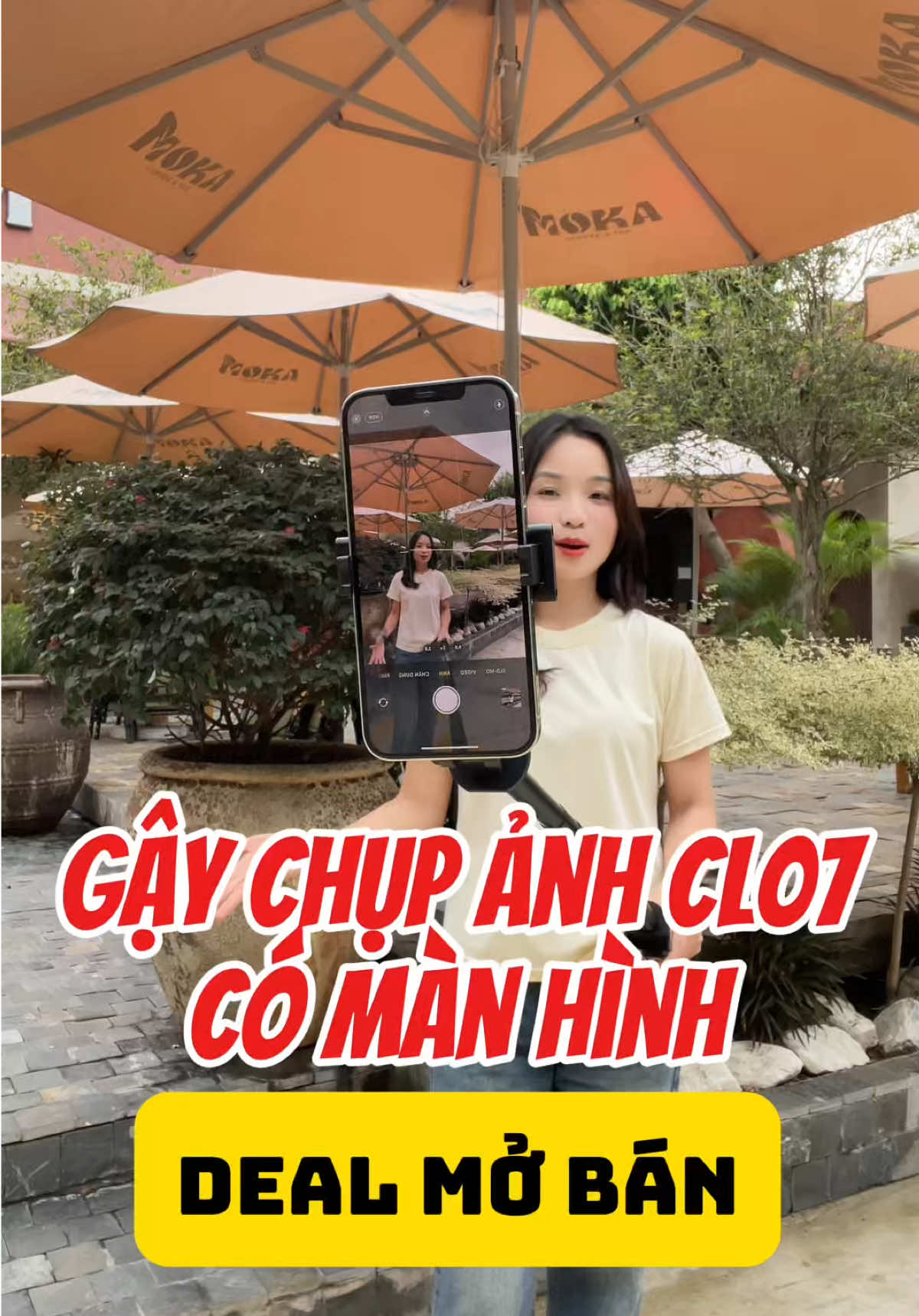 Gậy chụp ảnh CL07 có màn hình phản chiếu #gaychupanhbluetooth #gaychupanh #gaychupanhcomanhinh 