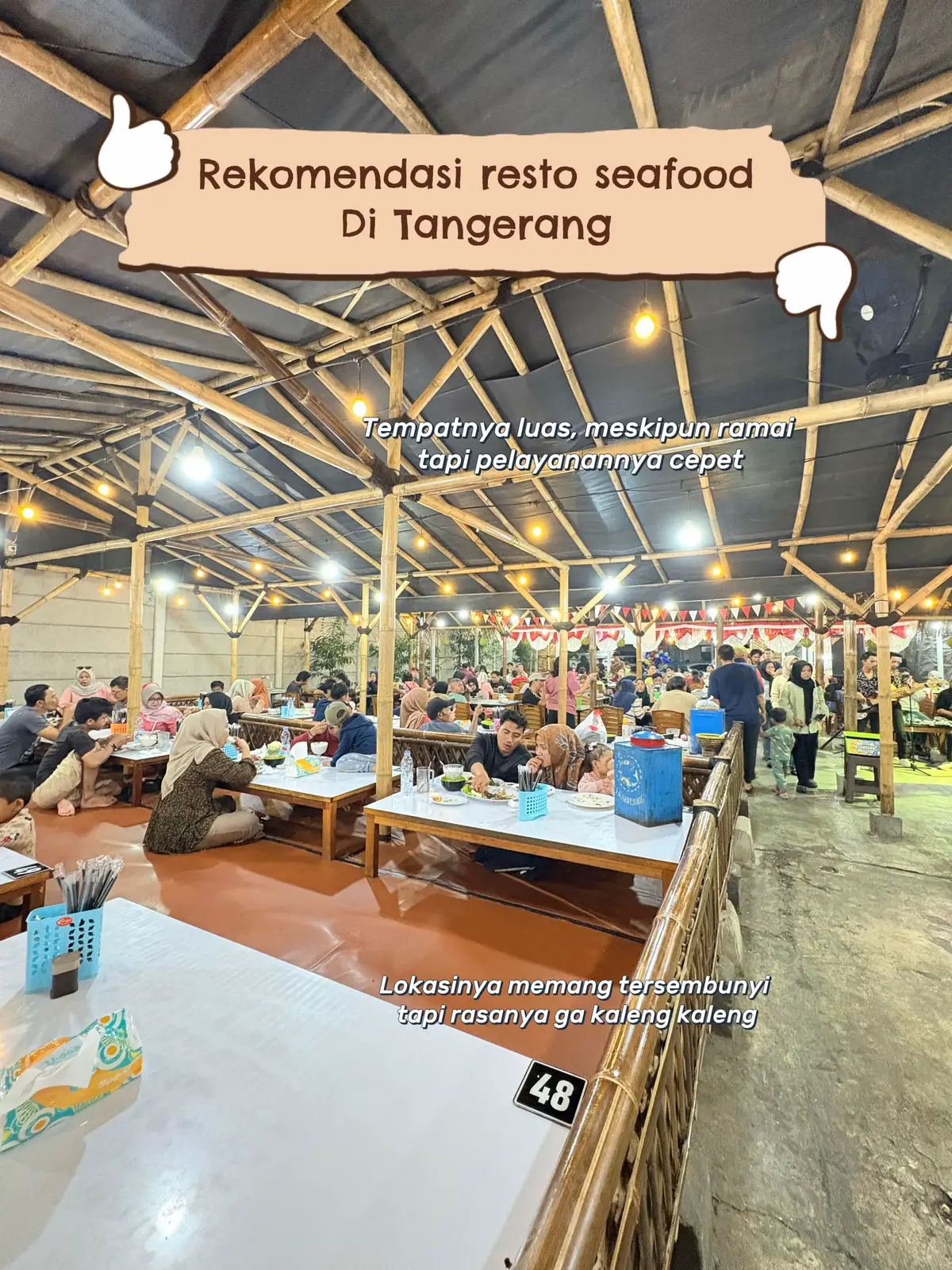 Tempat makan seafood yang lokasinya tersembunyi tapi rasanya ga kaleng kaleng ada di Tangerang 🦀 #makanseafood #seafood #seafoodtangerang #fypシ゚viral🖤tiktok #escendoldurian 