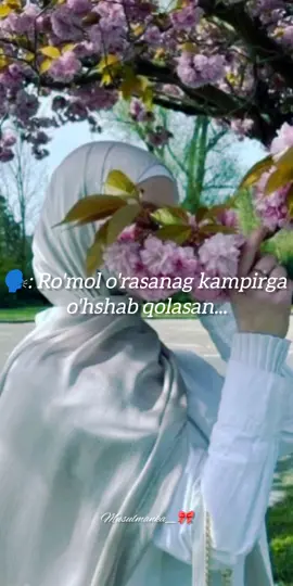 ro'mol chiroyni to'sish uchun o'raladi🧕☝️❤#hidjab 