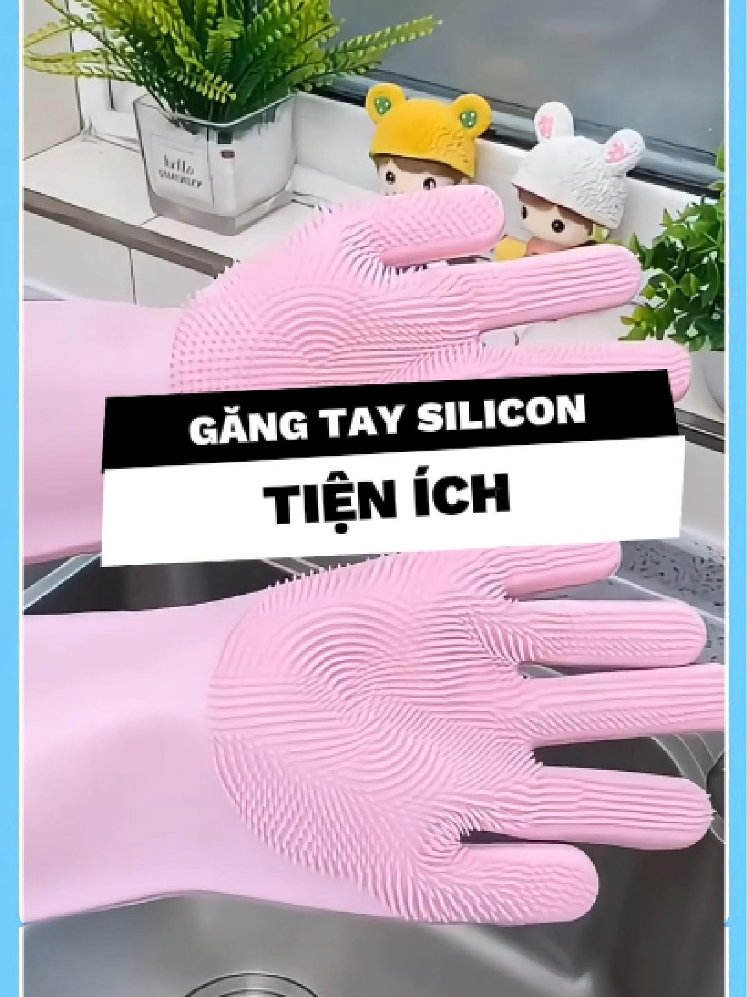 🧤 Găng tay silicon rửa bát – Vừa tiện vừa vui khi làm việc nhà #gangtaysilicon #duyne0710 #giadungtienich #giadungthongminh #xuhuong #fyp