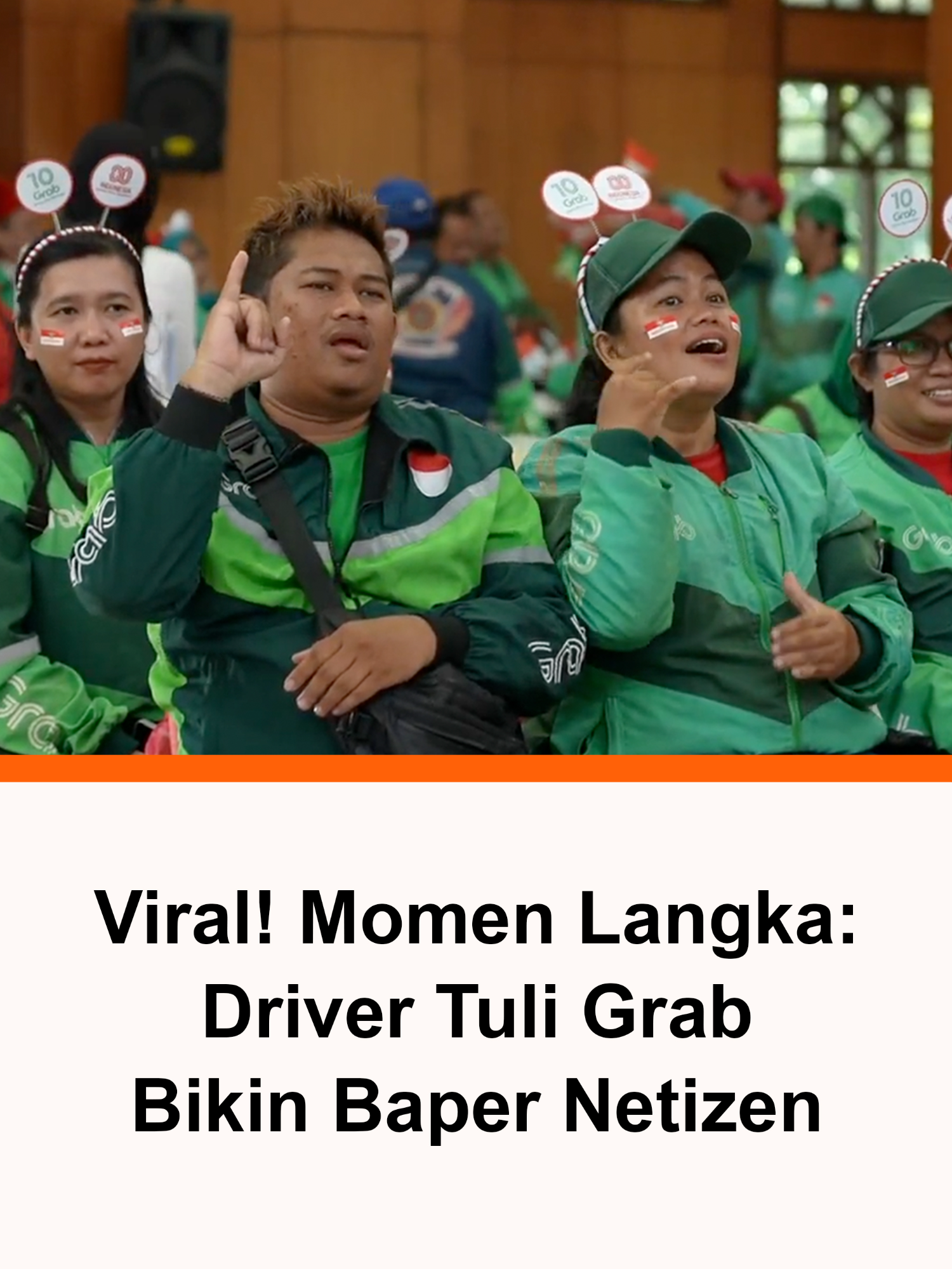 Viral!! Momen Langka: Driver Tuli Grab Bikin Baper Netizen #netizen #ojol #bikinbaper #rekormuri #1080grab #tripmakasih #fyp #virall