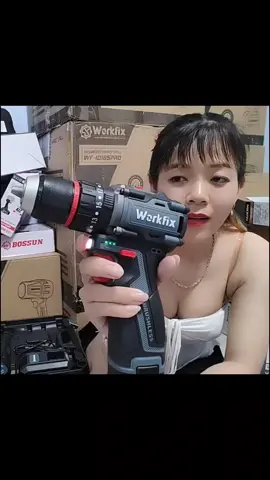 Máy Khoan 3 Chức Năng Elex 16,8V #dilamkiemcom #emgaimientay #xuhuong 