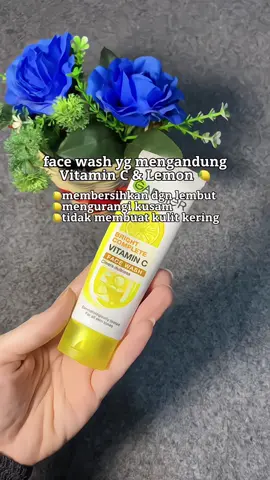 Face wash yg mengandung vit E dan lemon🍋🫰 #facialwash #facewash #garnier #racuntiktok 