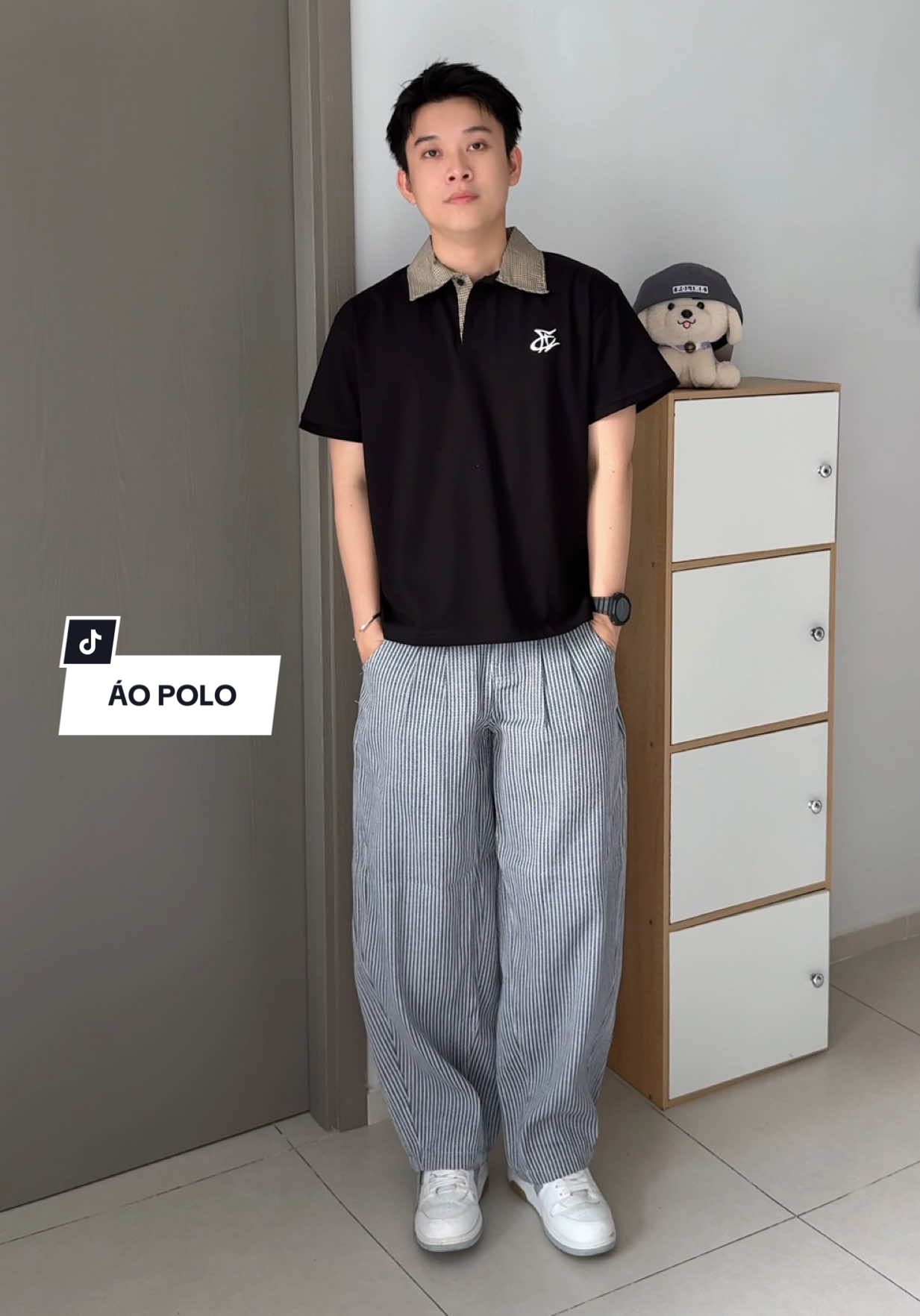 Áo polo ngắn tay phối cổ FAFIC 👏 #goclamdep #outfit #aopolonam #faficstudio #iamloc1108 
