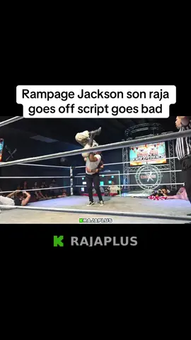 Rampage Jackson son raja goes off script goes bad#xyzbca #rampagejackson #fyp #adinross #trending @Rampage Jackson @Brand Risk Promotions @adin  scripted not real