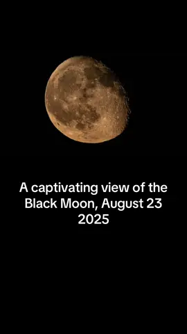A captivating view of the Black Moon, a rare lunar event referring to the second new moon in a calendar month, which marks the beginning of a lunar cycle #BlackMoon #LunarEvent #NightSky #MoonPhotography #Astrophotography 