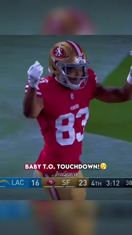Baby T.O. Touchdown!😮‍💨 #nfl #football #fyp #fypシ #49ers 