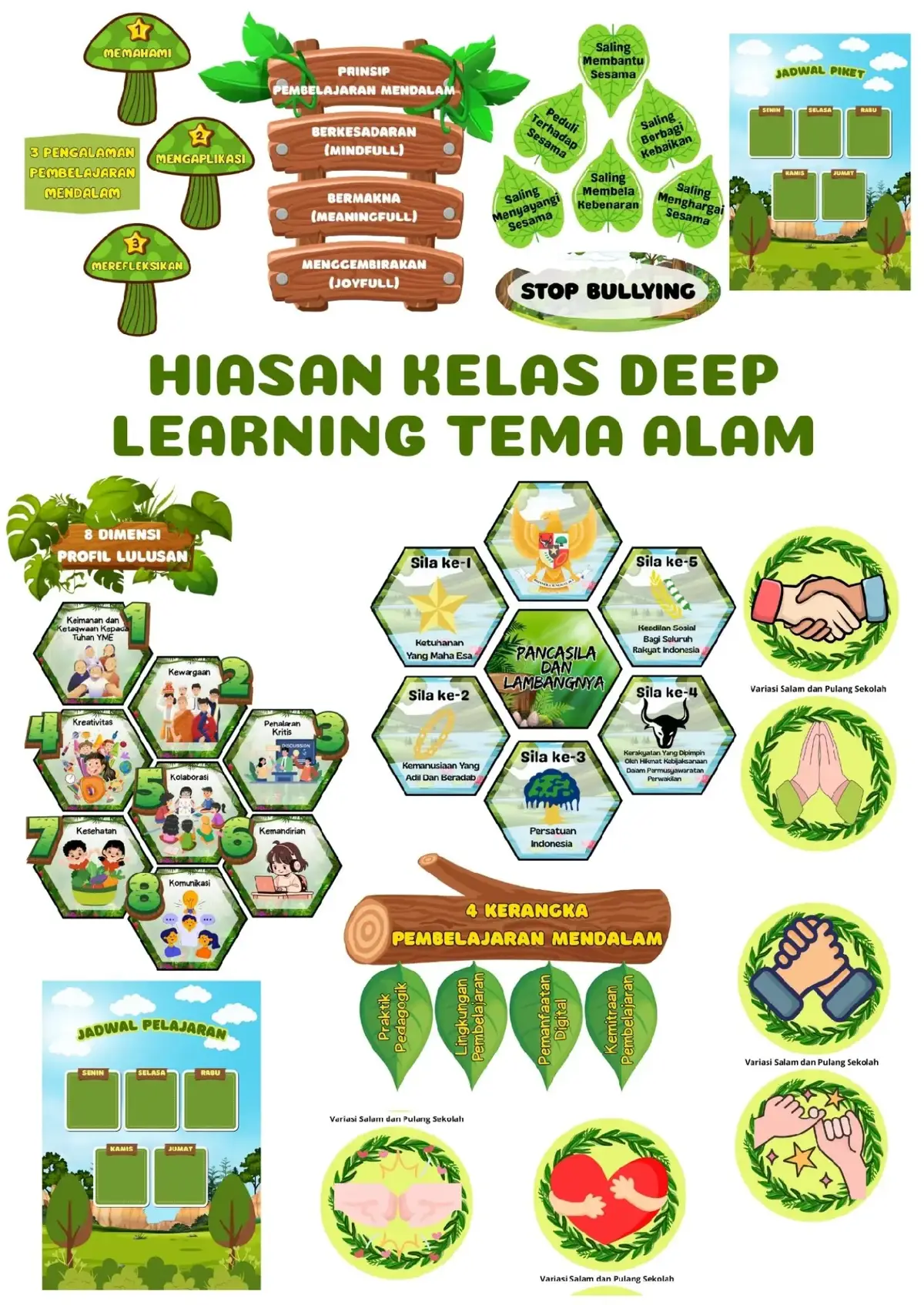 cek link di bio untuk download filenya #hiasankelas #hiasankelasdeeplearning #hiasankelastemaalam #hiasankelassd #dekorasikelas 