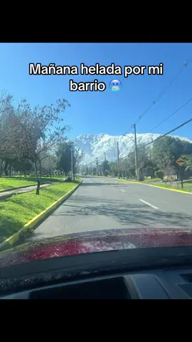 Una mañana muy helada después de la nevada en mi barrio de #laflorida #chile #fyp #fypシ゚ #viralvideos 