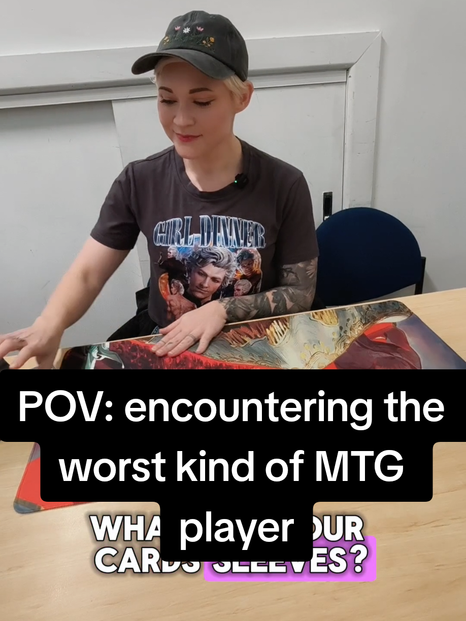 sometimes you just need to let everyone at the LGS know that you're only interested in disasters with silver hair.  #edh #mtg #lgs #wotc #mtgcommander 