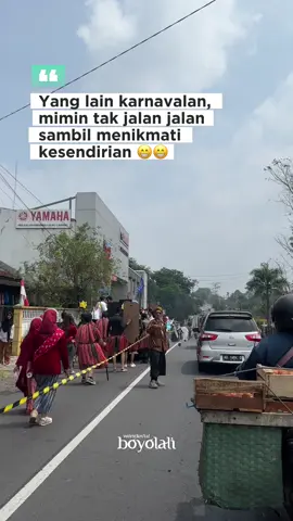 Absen absen yang ikut karnaval Ampel pagi ini 😁😁