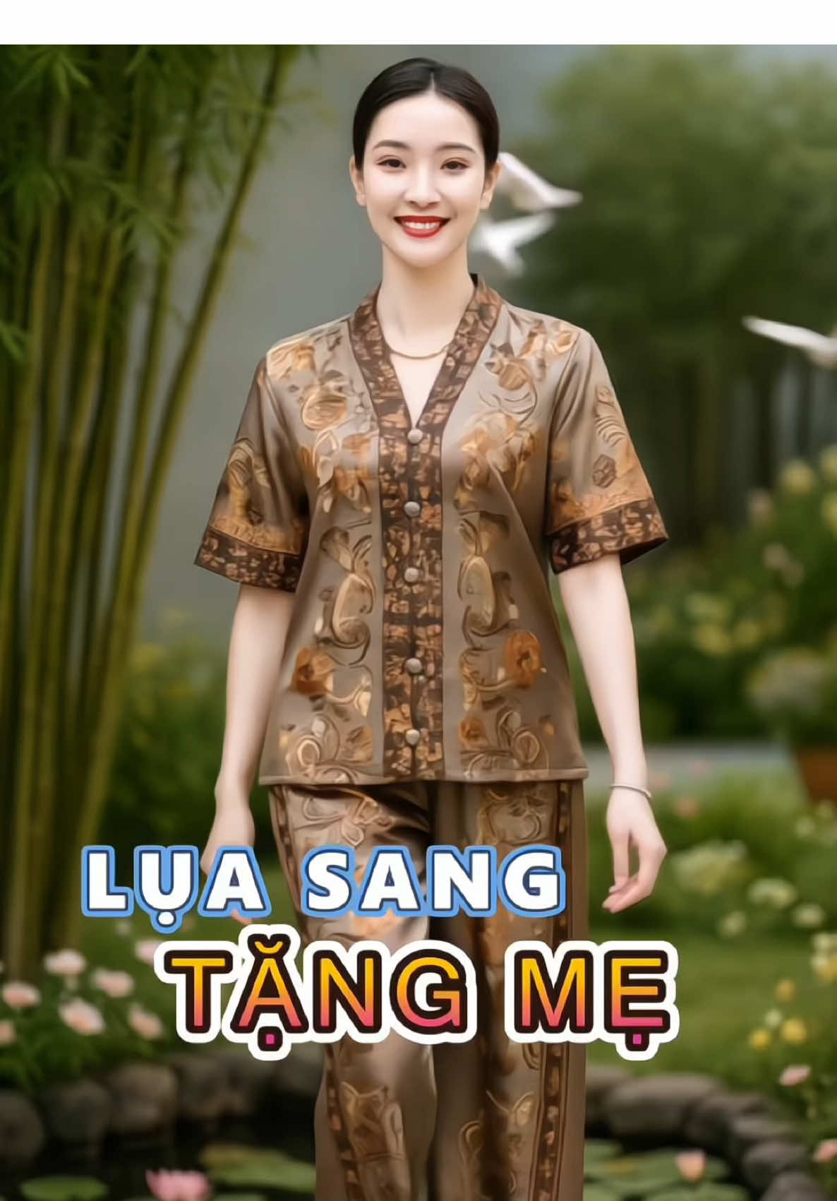 Vu Lan này đừng chỉ nói lời yêu thương, hãy để mẹ mặc đẹp vì mẹ xứng đáng rạng rỡ mỗi ngày#aotrungnien #macdepmoingay #quatangme #aotrungniencaocap #dobotangme 