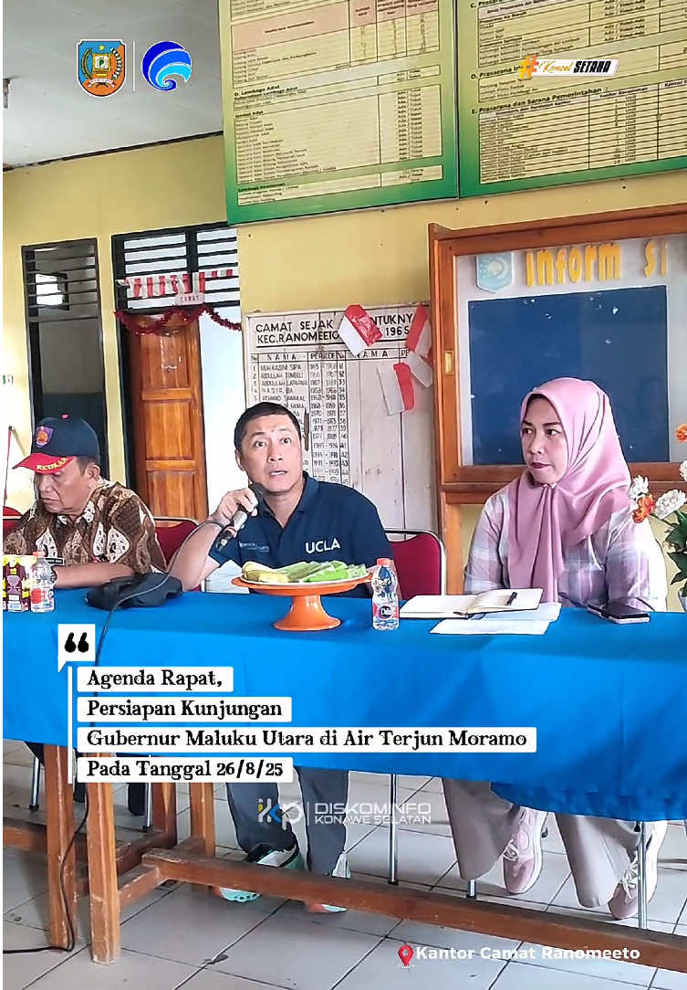 Agenda Rapat Minggu, 24 Agustus 2025 📑 Pembahasan persiapan Kunjungan Gubernur Maluku Utara ke Air Terjun Moramo pada 26 Agustus 2025. #KonselSetara #Moramo #RapatPersiapan #GubernurMalukuUtara