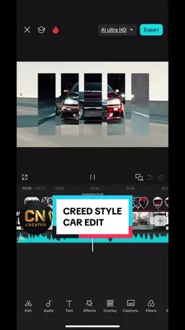 CREED STYLE CAR EDIT #CapCut ⬆️ Click here to use my template #capcutpioneer #pioneertemplate #caredit #creededit  ⚠️ Disclaimer: I do not own the audio or video clips used. All rights belong to their respective owners. This edit was made solely for creative purposes and template use on CapCut, with no intent to claim ownership. 