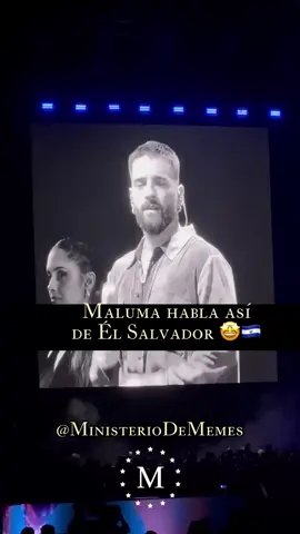 Maluma se expresa así de El Salvador esta noche en su concierto 🇸🇻 #elsalvador #maluma #concierto #salvadoreños #prettyboy 