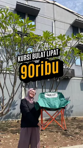 Kursi bulat lipat keren bangettt #kursilipatoutdoor #kursilipat #kursicamping #kursilipatportable 