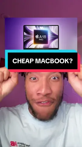Apple is making a  CHEAP MacBook powered by an IPhone chip?? #carterpcs #tech #techtok #iphone 