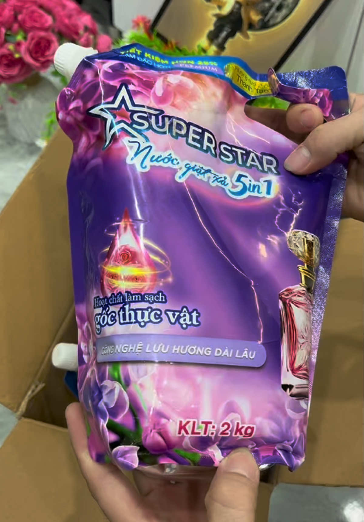 Combo 2 túi nước giặt super Star #emkieutaphoa #nuocgiat #nuocgiatxa #nuocgiatsuperstar #superstar 