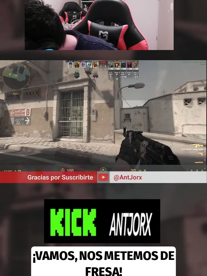 No lanzamos por fondo con doble HS  #suscribete #cs2moments #kick #viral #clips