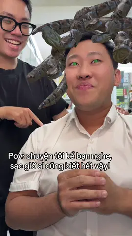 Tôi không có kể, tụi nó hỏi thôi mà
