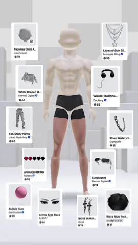 #capcut aduh simple + kece ni, Body It Boy Doll 3D, Kaki Santa #roblox #outfit #fyp 