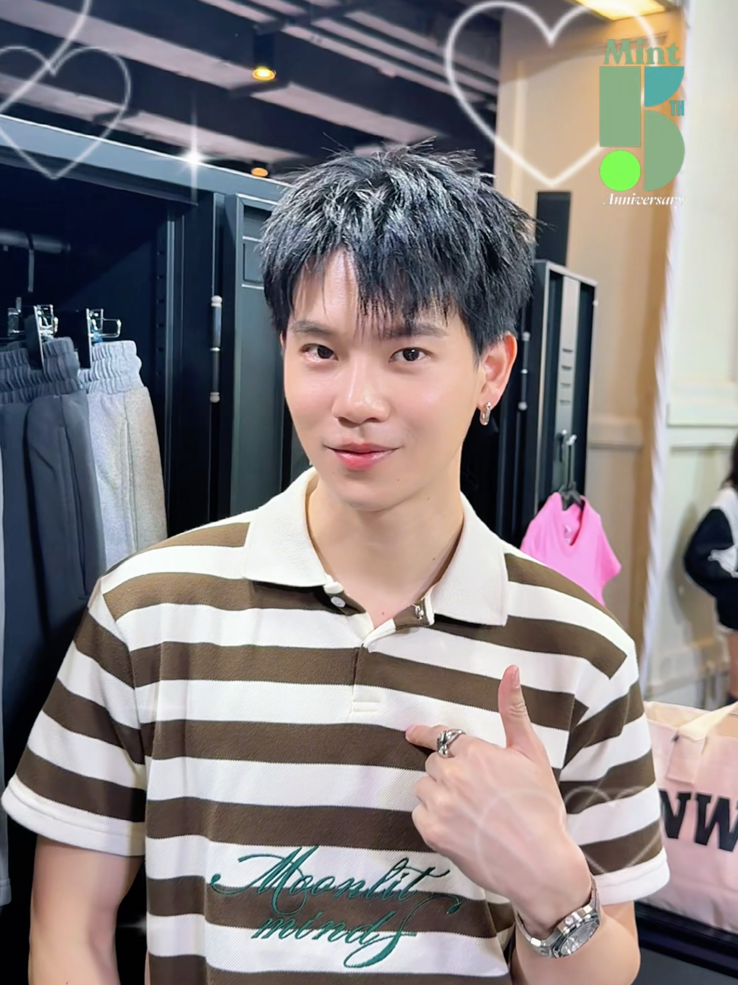 😳อาการเมื่อเจอคนหล่อ แต่แท้จริงแล้วเป็นตัวเอง 💚 @yinyin #yinyin_anw #SiamCenterxANWYLLClub #ANWYLL #FriendsOfANWYLL #SiamCenter #MintMagTH