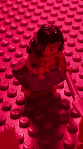 LEGO: The right way of being a warrior in battle.🦸🏻‍♀️⚔️🦹🏻‍♀️ #lego #hazbinhotel #legodreamzzzdoey #legowonderwoman 