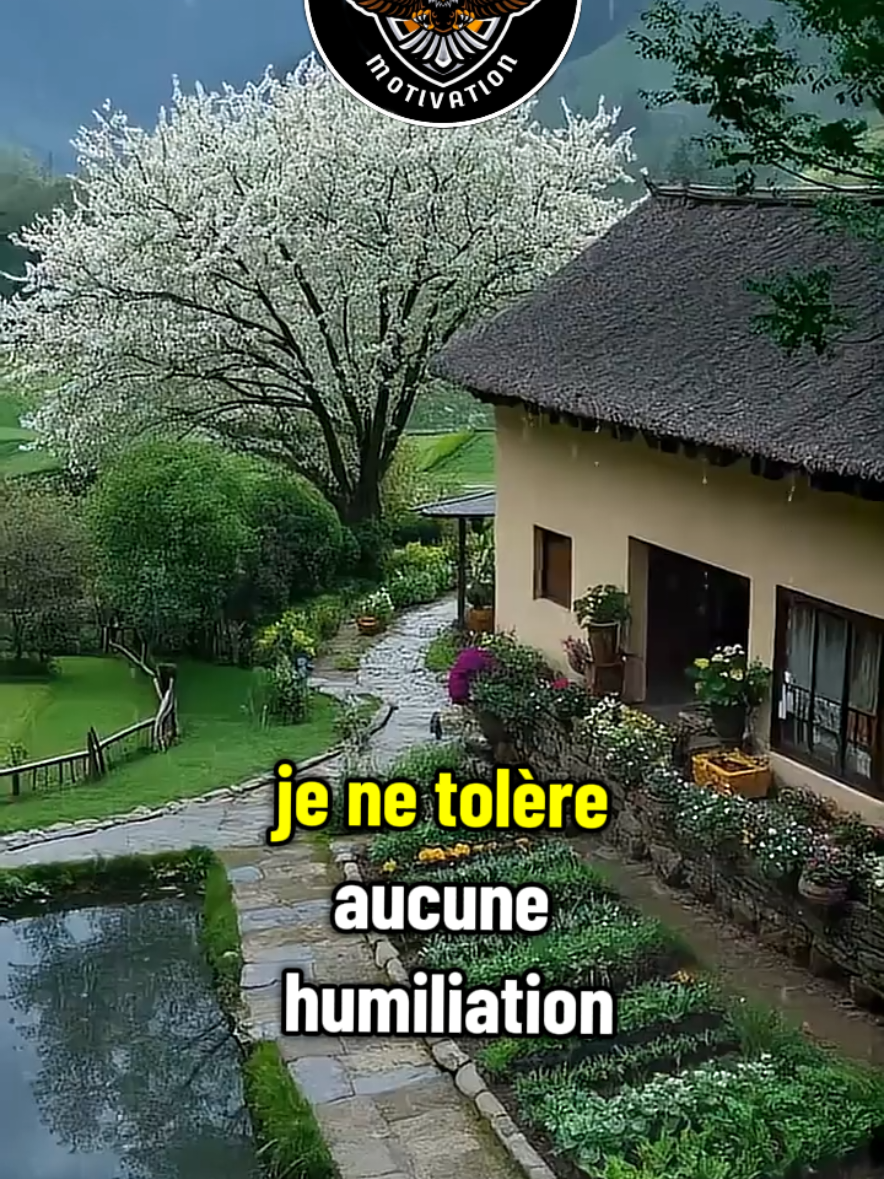 Je ne peux pas toléré l'humiliation #motivation #citation #conseil #sagesse 