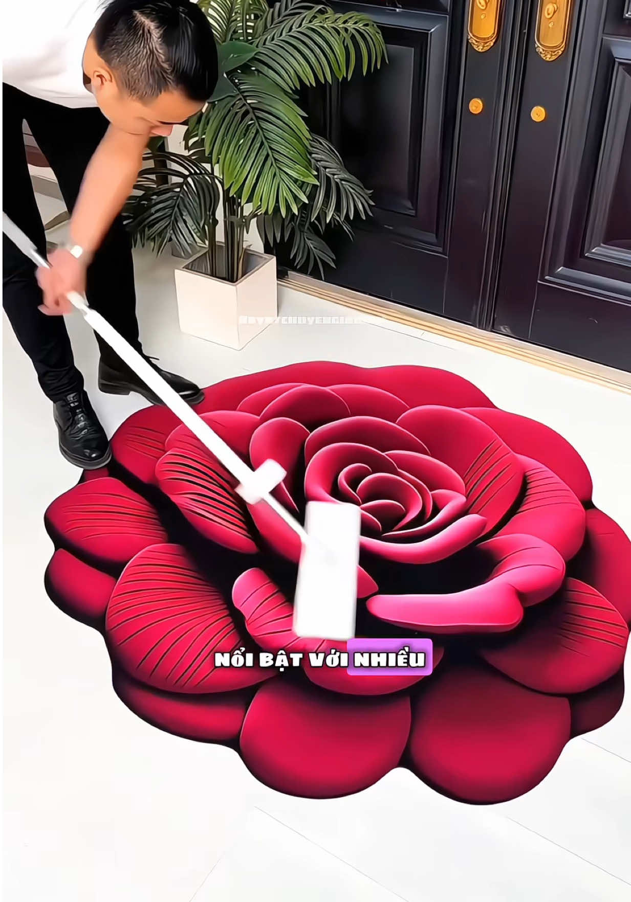 Thảm bali đường kính 1m  chỉ 35 🐟 #thamtrontraisan #thamtron #thamconcong3d #tham3dchongtrontruot #thamlauchan3d 