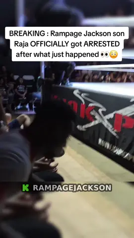 BREAKING : Rampage Jackson son Raja OFFICIALLY got ARRESTED after what just happened #rampagejackson #UFC 