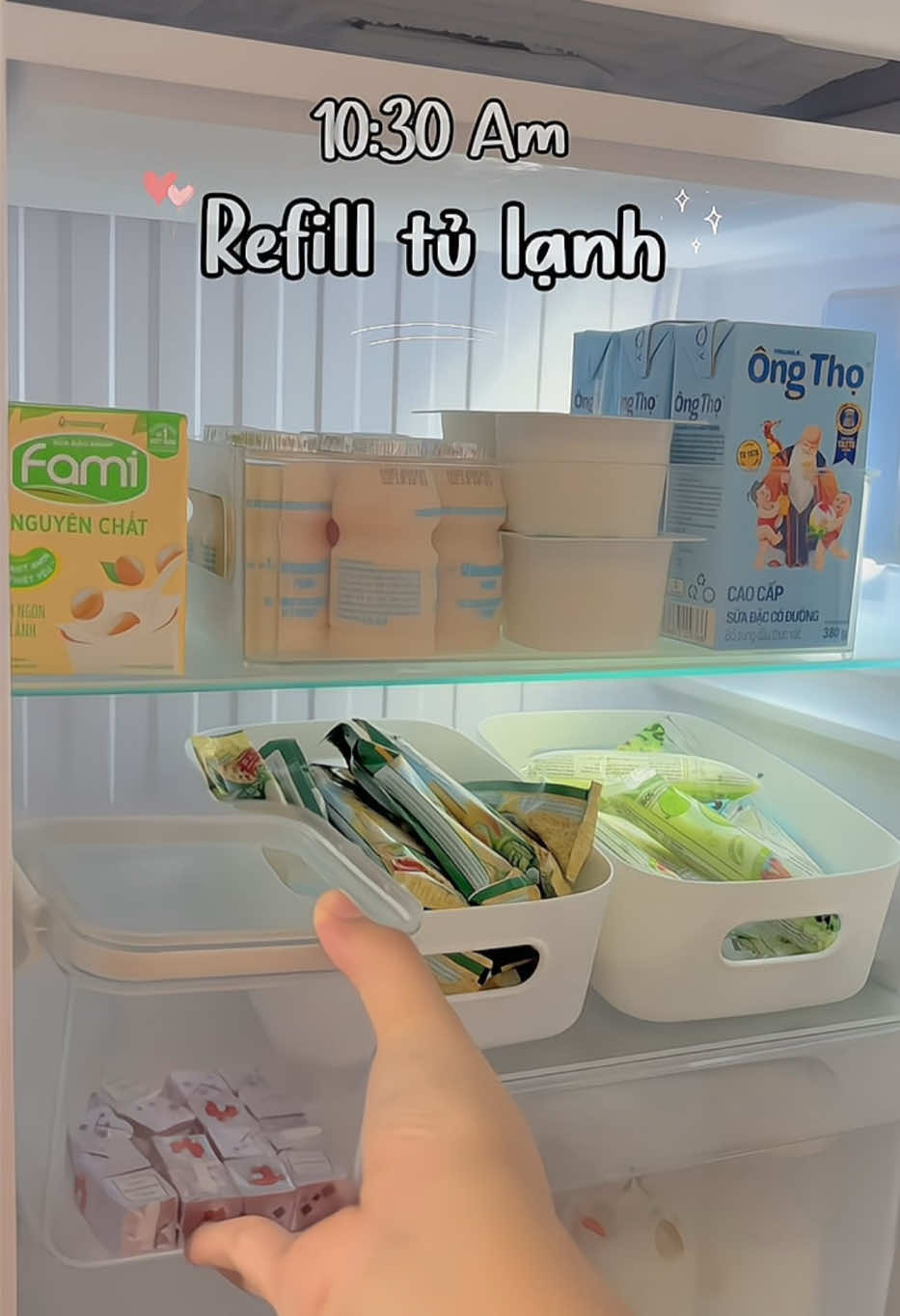 Ba mua cái gì refill cái nấy 🐷🍃 #mebim #refill #phomai #vinamilk #suachua #tulanh #fyb 