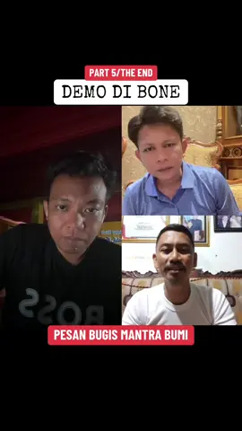 Part terakhir atau part 5 Diskusi Demo di Bone. Pesan bugis dari @Mantra Bumi #demobone #bone #sulsel #demopbb #tiktoklive
