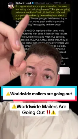 Worldwide mailers are going out.  