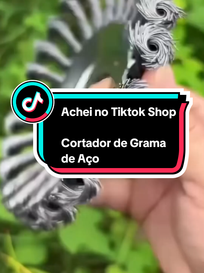 cortador de grama de aço #cortadordegrama #grama #discodeaço #tiktokshop 
