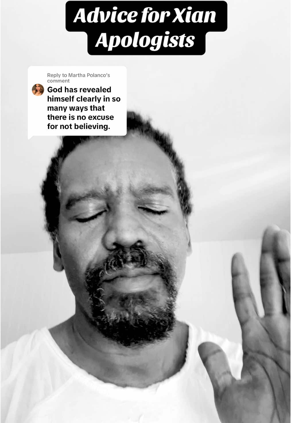 Replying to @Martha Polanco help me help you. 😊 #apologetics #badapologetics #christiantiktok #exchristiantiktok #athesittiktok #blerdronner 