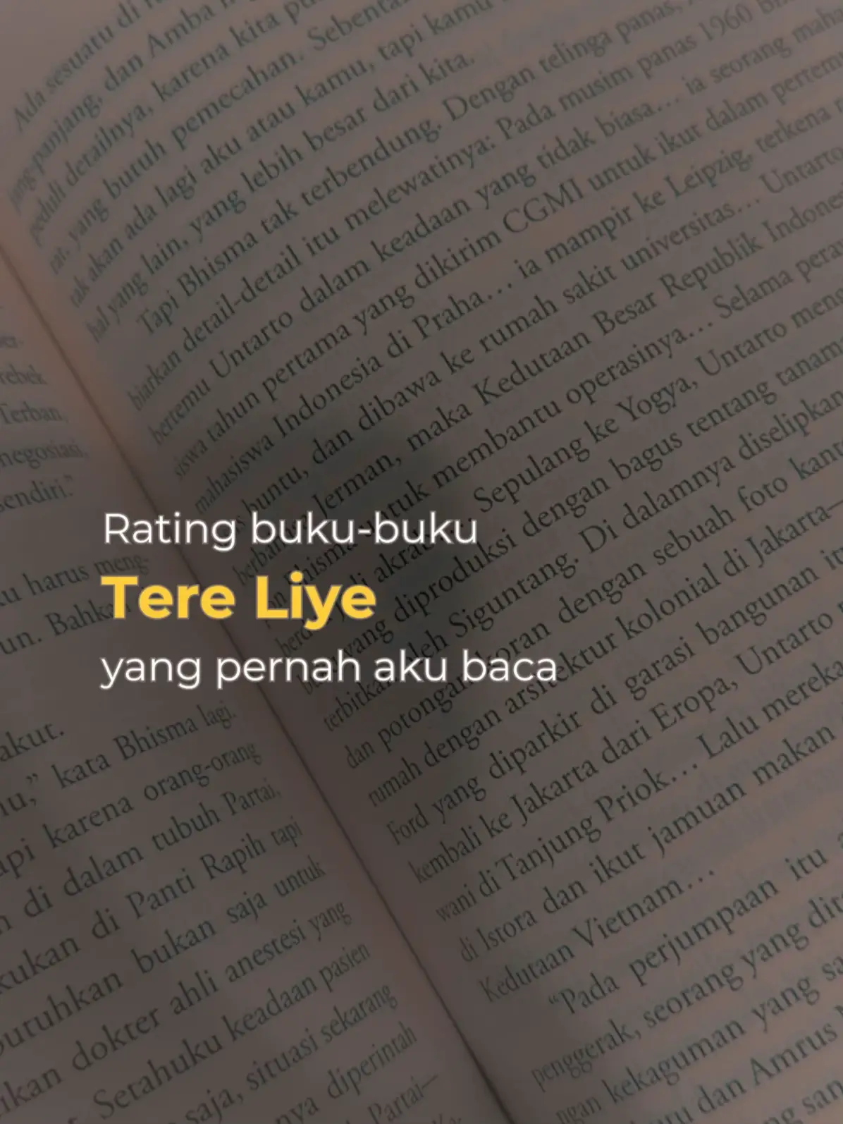 #booktokindo #tereliye 