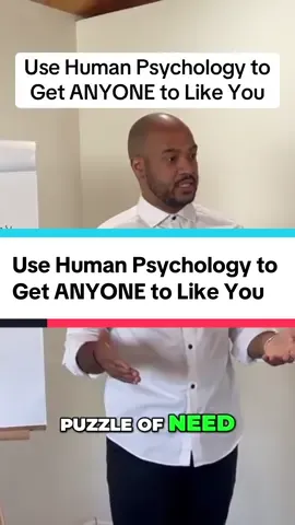 Use Human Psychology to Get ANYONE to Like You. Understand people needs, you understand how to connect with them.  #menscoach #mensadvice #socialskills #datingadviceformen #psychologyhacks 